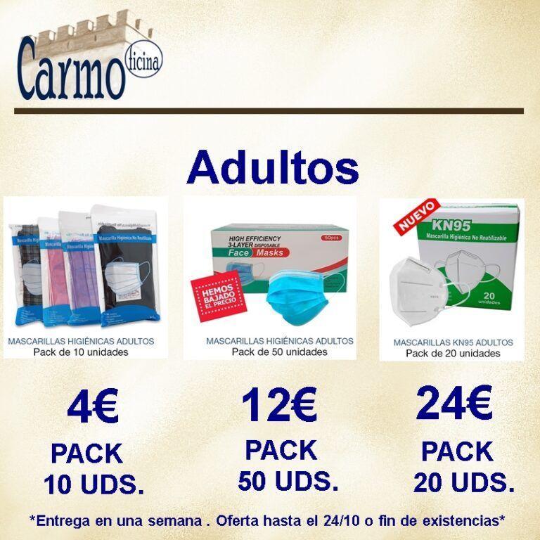 Mascarillas adultos